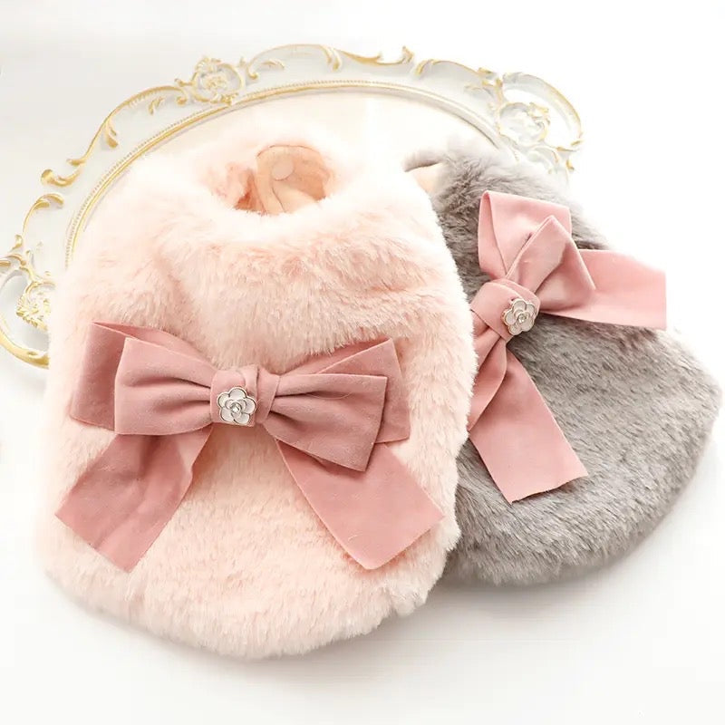 Faux Fur Dog Coat | Warm Pet Jacket