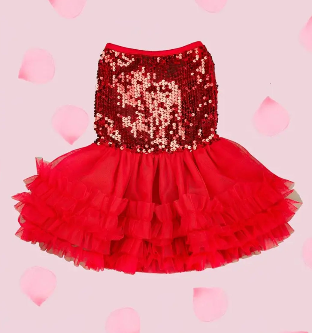 Robe Ruby pour chien | Robe de créateur pour animaux de compagnie