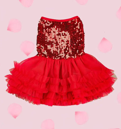 Robe Ruby pour chien | Robe de créateur pour animaux de compagnie