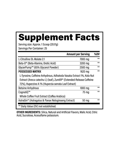 Black Magic BZRK Pre-Workout