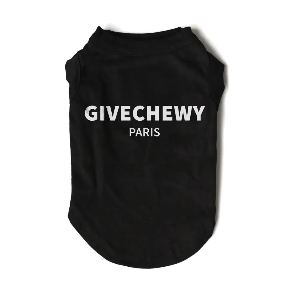 Givechewy Dog Tee – Luxury Streetwear T-Shirt for Dogs