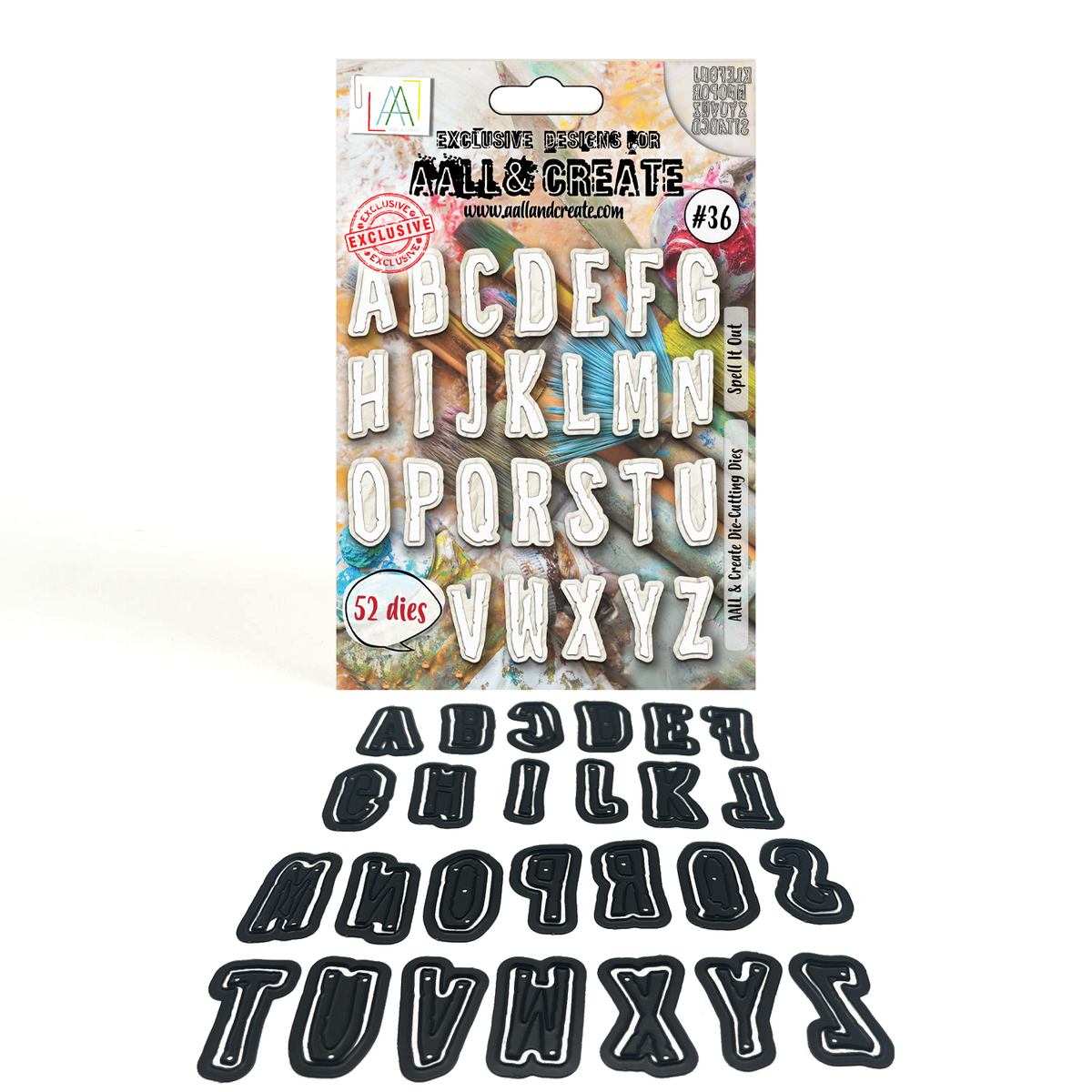 AALL and Create - Die-Cutting Die Set - Spell It Out