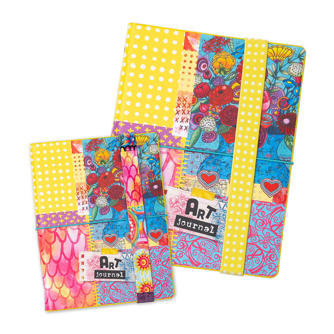 Bandes élastiques ABM pour un journal intime de taille parfaite Art By Marlene 2 Pièces