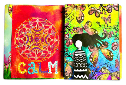 ABM Tampon transparent Papillons superposés Art By Marlene 12 pièces