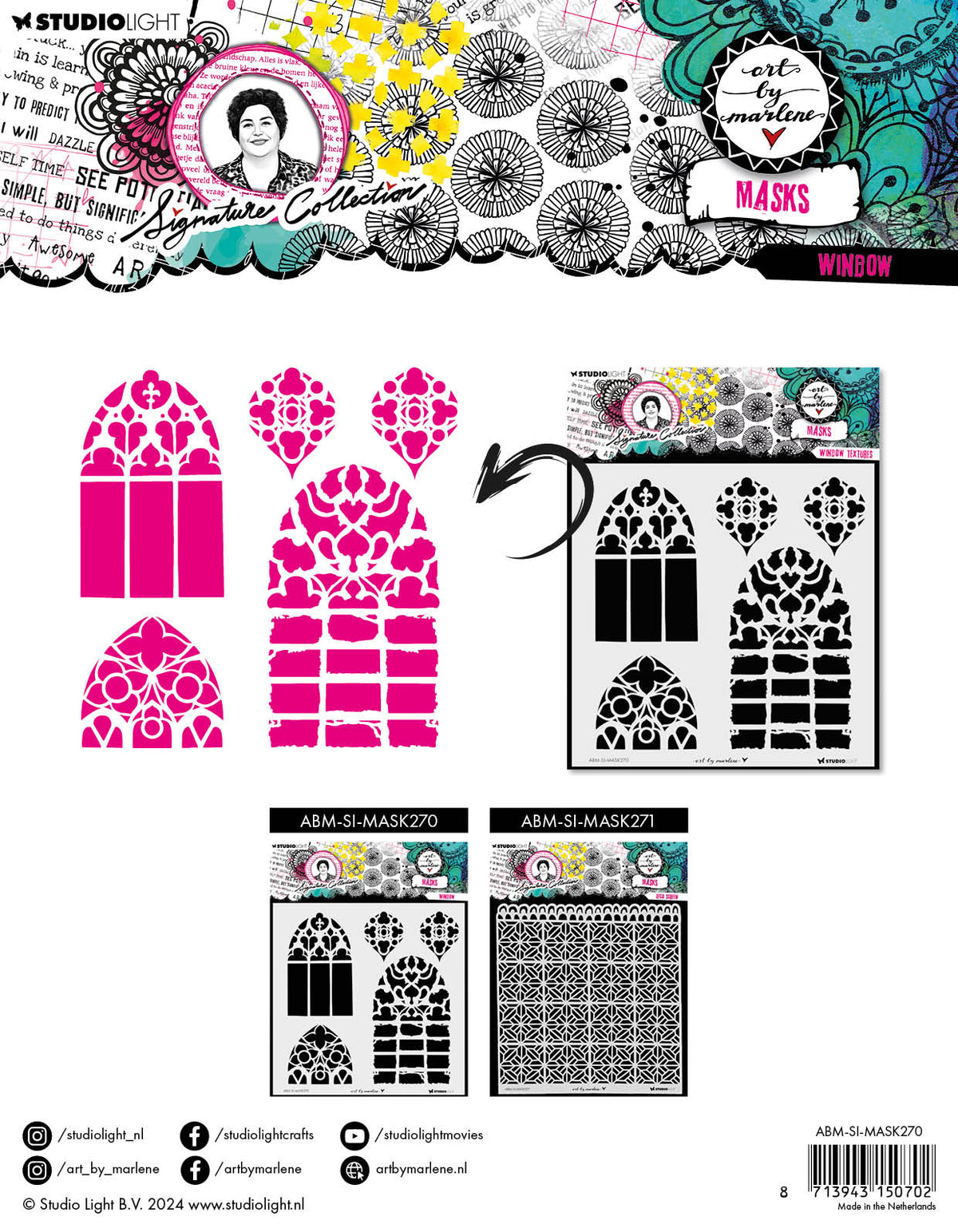 Collection Signature ABM Masque Fenêtre 1 PC