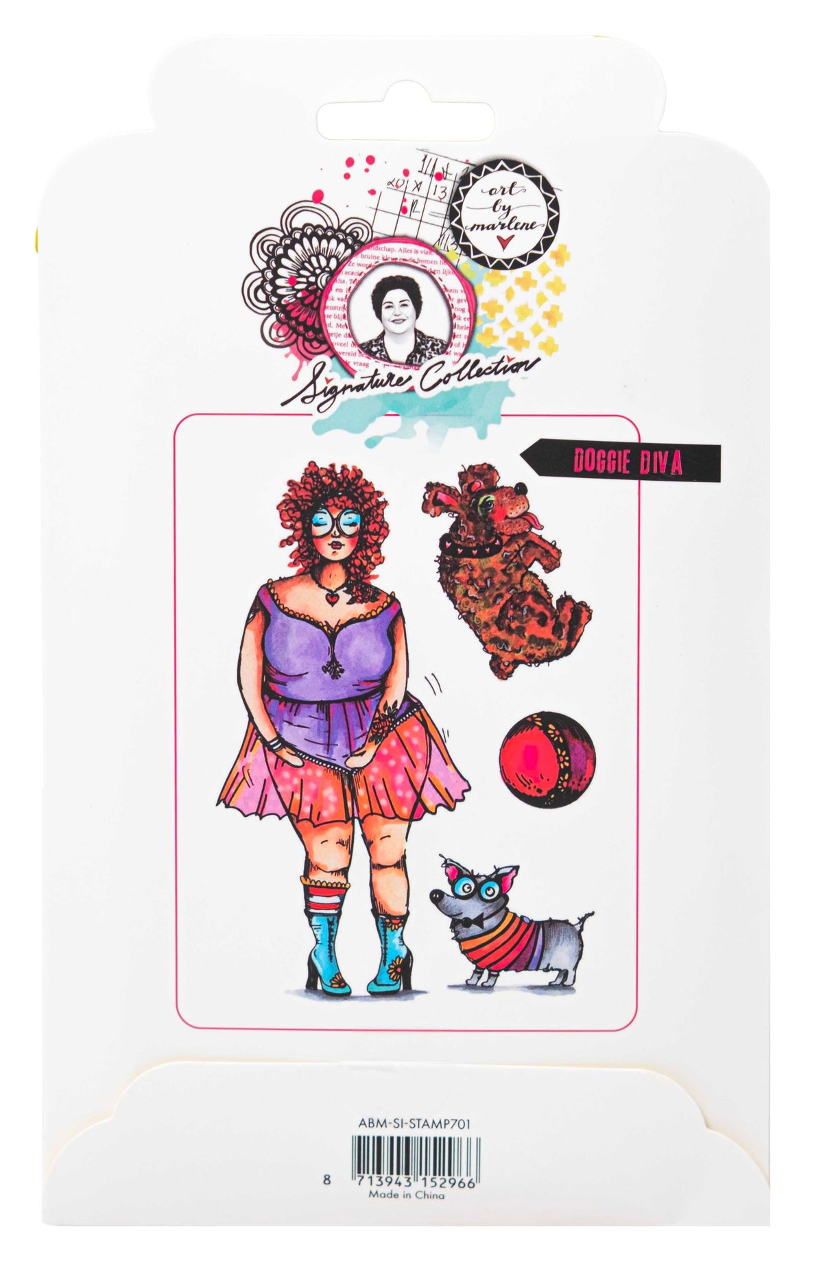 ABM Tampon adhésif Chienne Diva Collection Signature 4 pièces