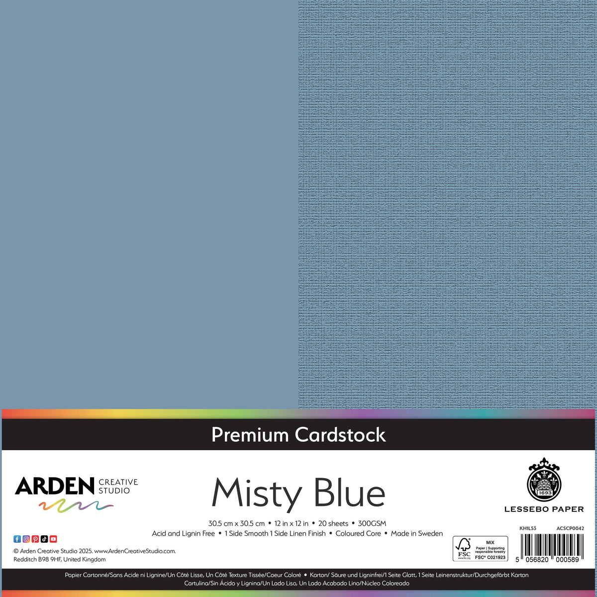 Arden Creative Studio Premium Cardstock 12in x 12in 300gsm 20 Pack
