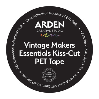 Ruban adhésif PET découpé « Kiss-Cut » Arden Creative Studio Vintage Makers Essentials