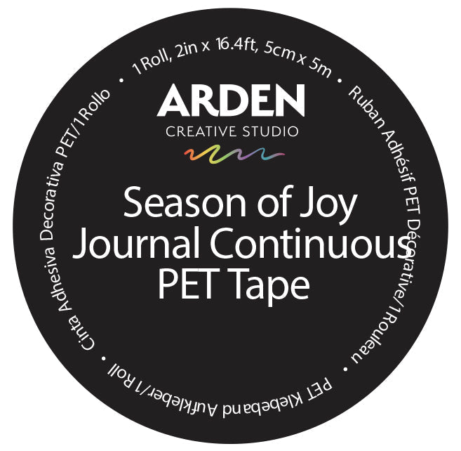 Arden Creative Studio Carnet de la Saison de Joie Ruban PET Continu