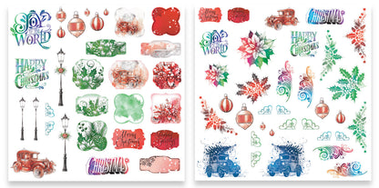 Arden Creative Studio Lot d'éphémères de Noël vintage