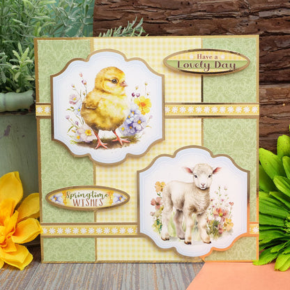 Feuille Décorative Thème Ferme Amusante