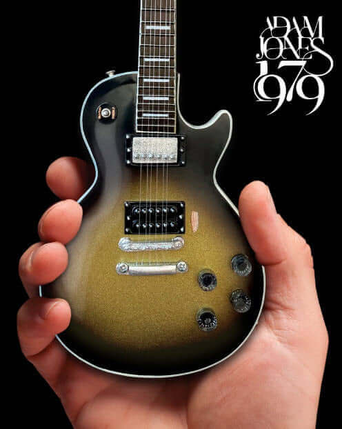 Guitare miniature Adam Jones Les Paul Custom Antique Silverburst