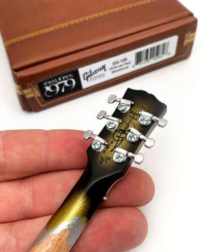 Guitare miniature Adam Jones Les Paul Custom Antique Silverburst