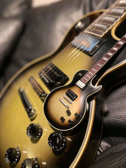 Guitare miniature Adam Jones Les Paul Custom Antique Silverburst