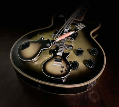 Guitare miniature Adam Jones Les Paul Custom Antique Silverburst