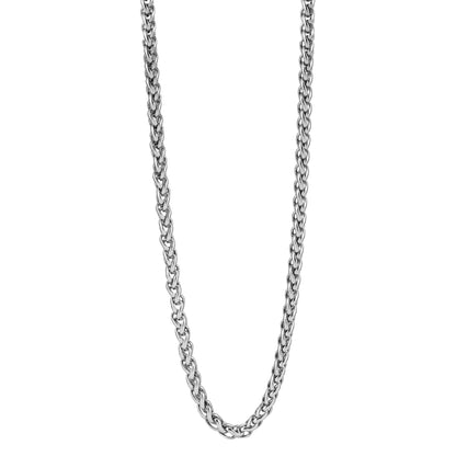 Style ALDGATE : Élégance Audacieuse - Collier Chaîne Byzantine Chunky de Largeur Moyenne en Argent.