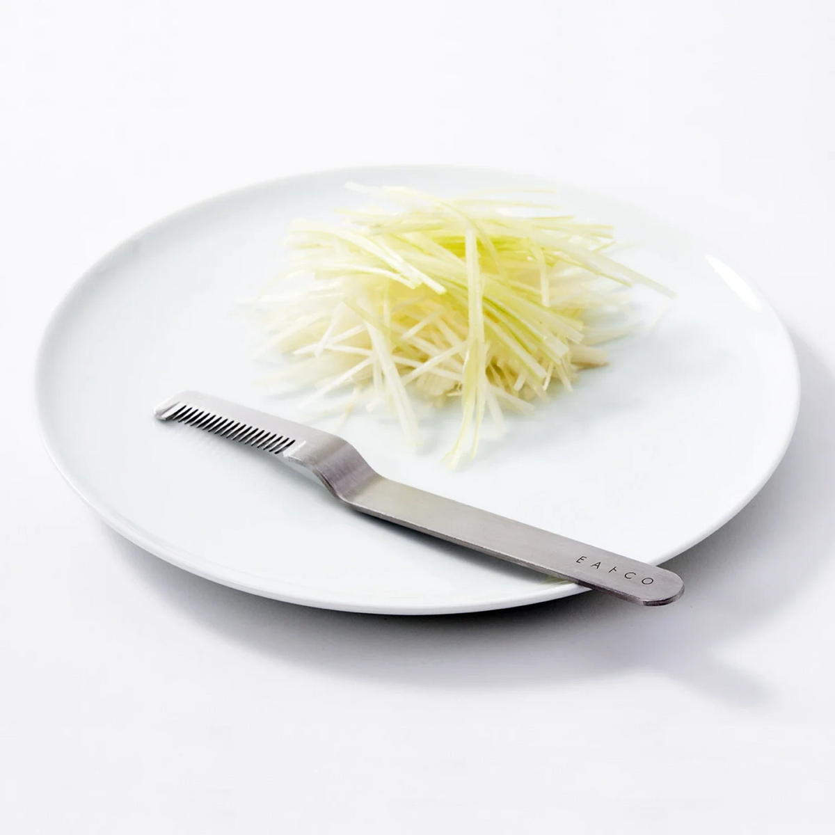 Eatoco Saku Coupe-Poireau – Outil Japonais en Acier Inoxydable pour Légumes Fibreux