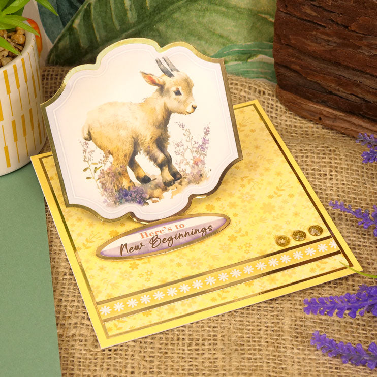 Feuille Décorative Thème Ferme Amusante