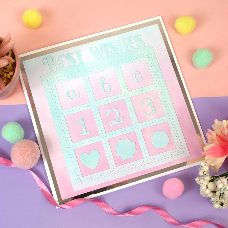 Packs de cartes de créateur Adorable Scorable - Ombre pastel