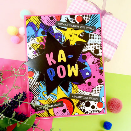 Pochettes de cartes Designer Adorable Scorable – Bandes dessinées colorées
