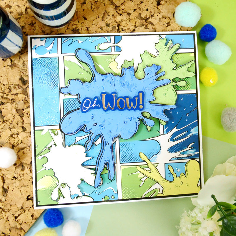 Pochettes de cartes Designer Adorable Scorable – Bandes dessinées colorées