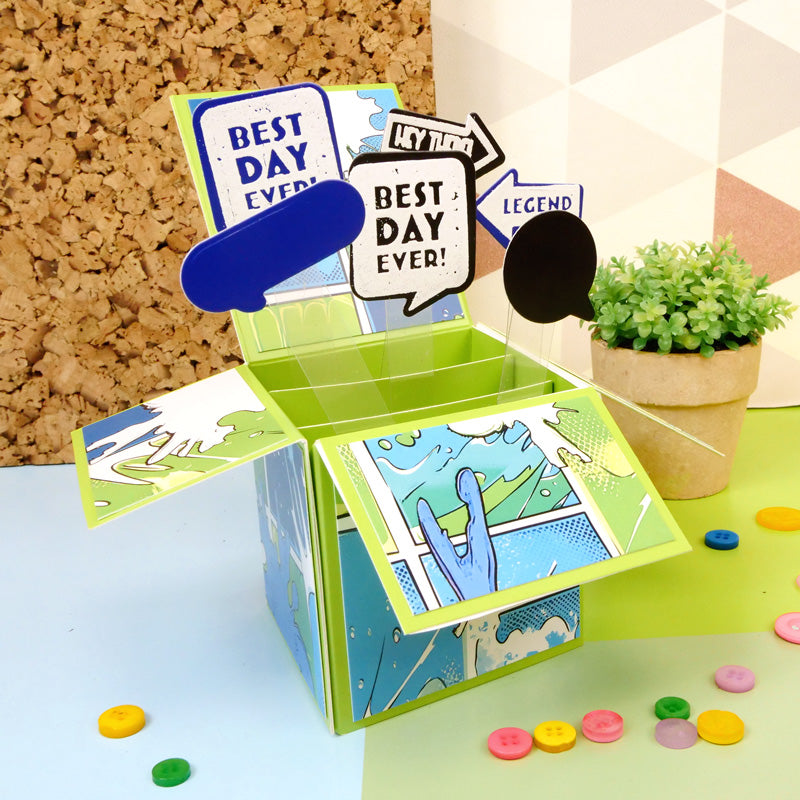Pochettes de cartes Designer Adorable Scorable – Bandes dessinées colorées
