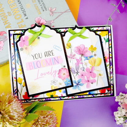 Packs de Cartes Design Adorable Scorable – Motifs Floraux Arc-en-Ciel