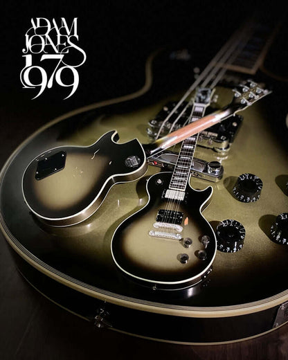 Guitare miniature Adam Jones Les Paul Custom Antique Silverburst