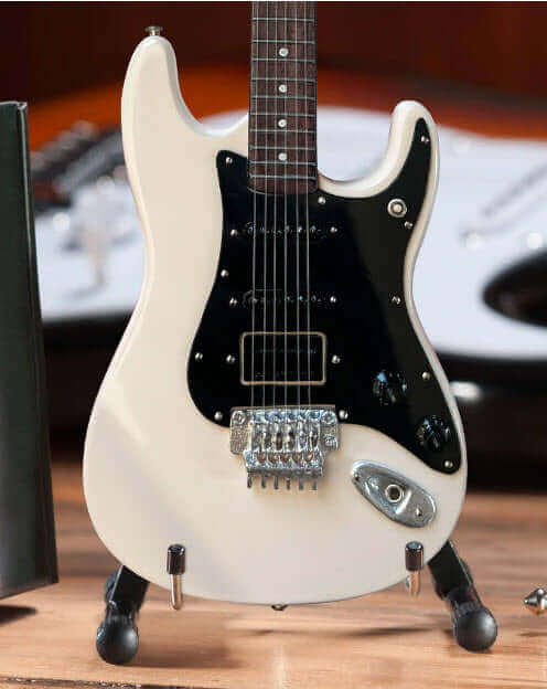 Mini Guitare Alex Lifeson Hentor Sportscaster - Produit Officiel sous Licence