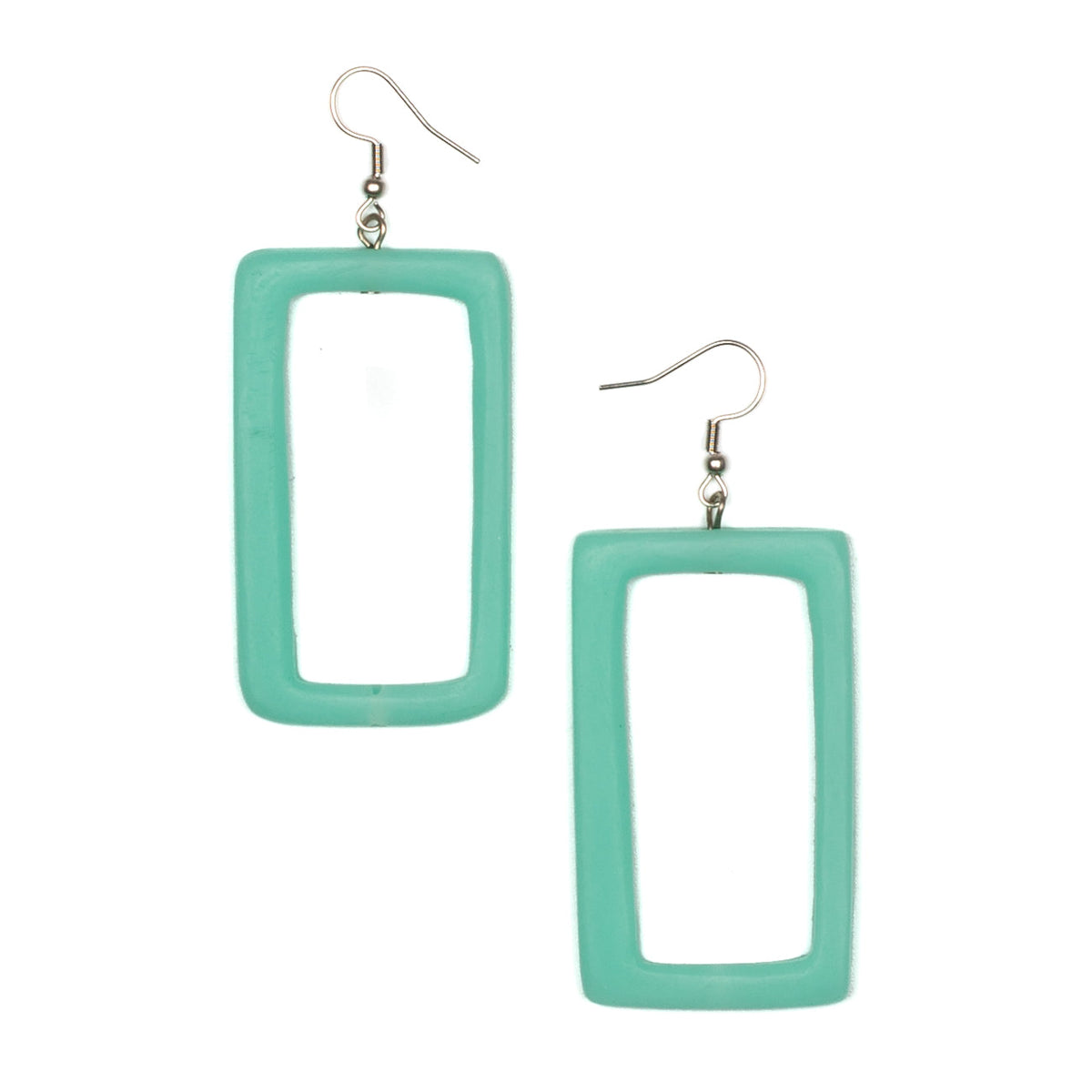 Resin Rectangular Earring