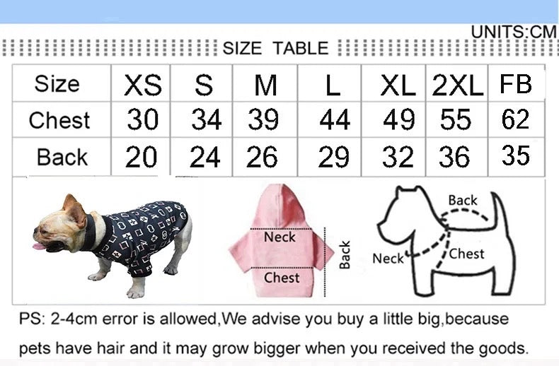 Chandail pour chien Chewy Vuitawn Signature | Chandail pour chien