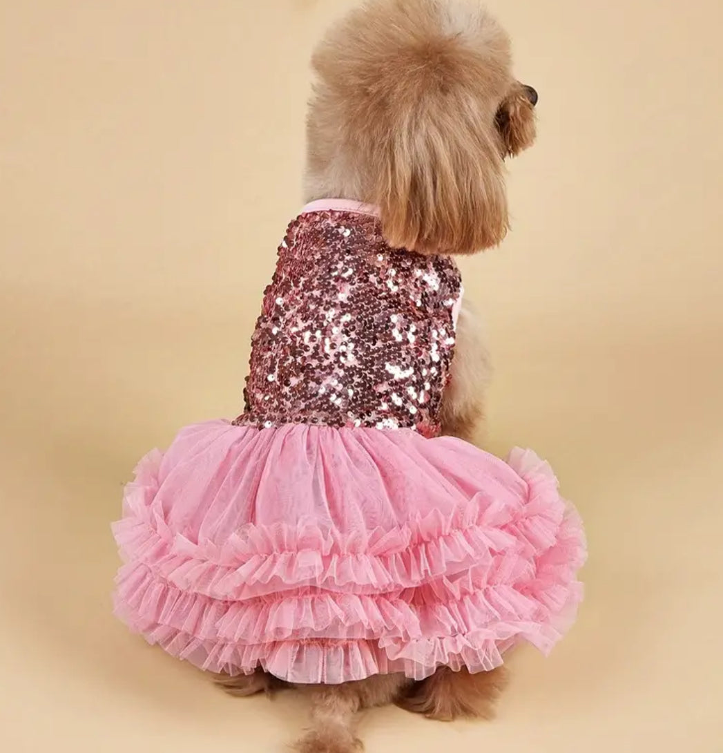 Robe Priscilla pour chien | Robe de créateur pour animaux de compagnie