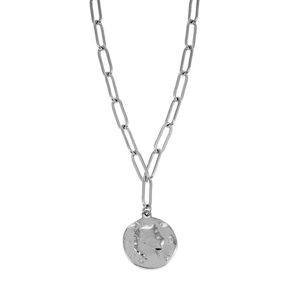 BILBAO Silver : Collier Pendentif Pièce Romaine.