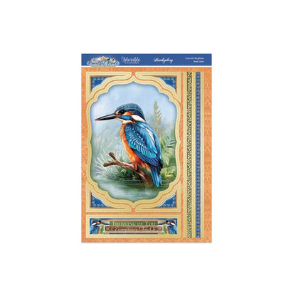 Magnifique ensemble de décoration d'oiseaux - Martin-pêcheur coloré