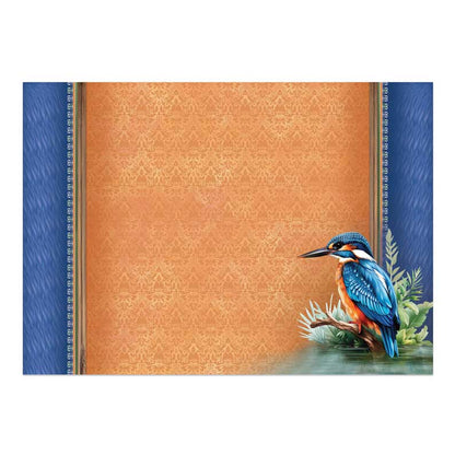 Magnifique ensemble de décoration d'oiseaux - Martin-pêcheur coloré