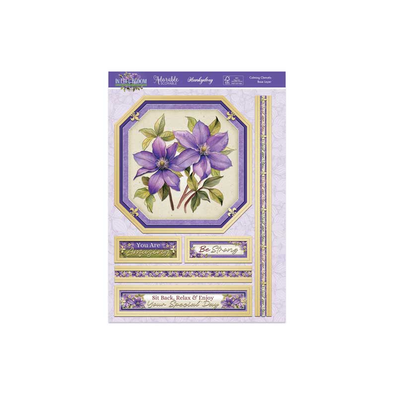 Déco-Large En Pleine Floraison - Clématite Apaisante