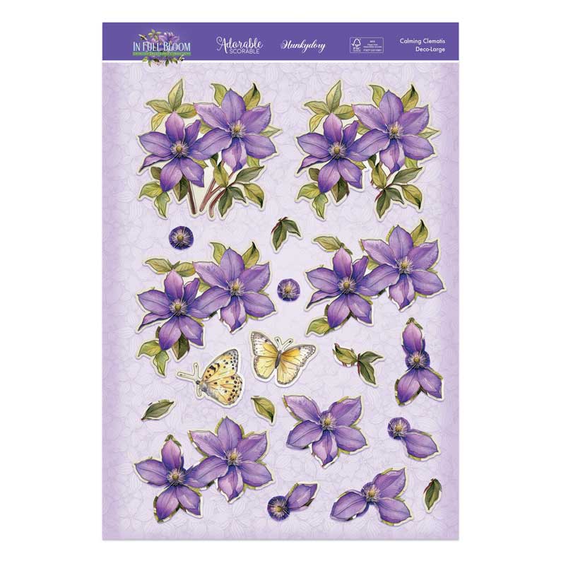 Déco-Large En Pleine Floraison - Clématite Apaisante