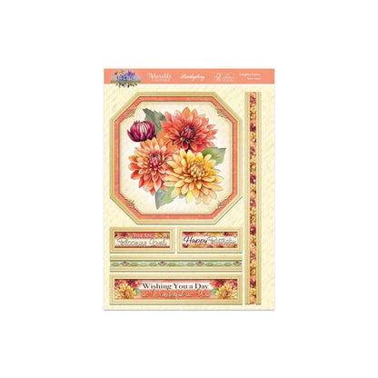 Set Deco-Large En Pleine Floraison - Dahlias Enchantants