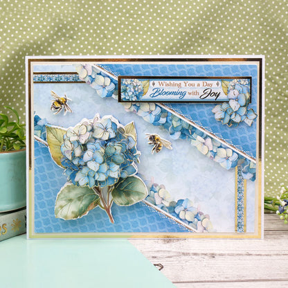 Set Deco-Large "En pleine floraison" - Fleur d'hortensia