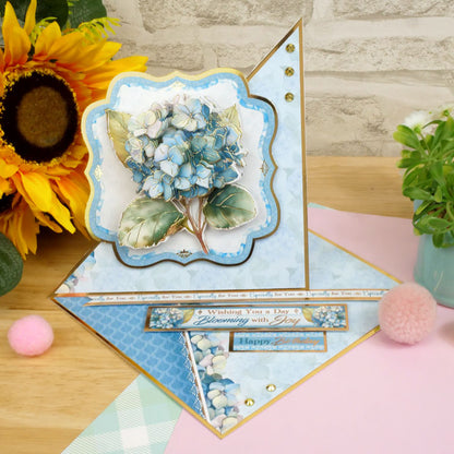 Set Deco-Large "En pleine floraison" - Fleur d'hortensia