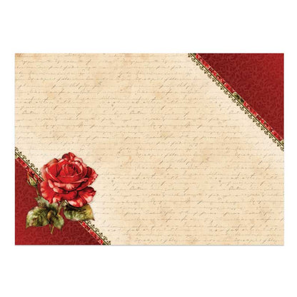 Set de Découpes Deco-Large Éclosion Complète - Roses Rouges