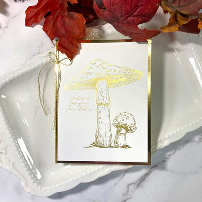 Set de presse et de matrices Duo de champignons de la collection BetterPress Autumn