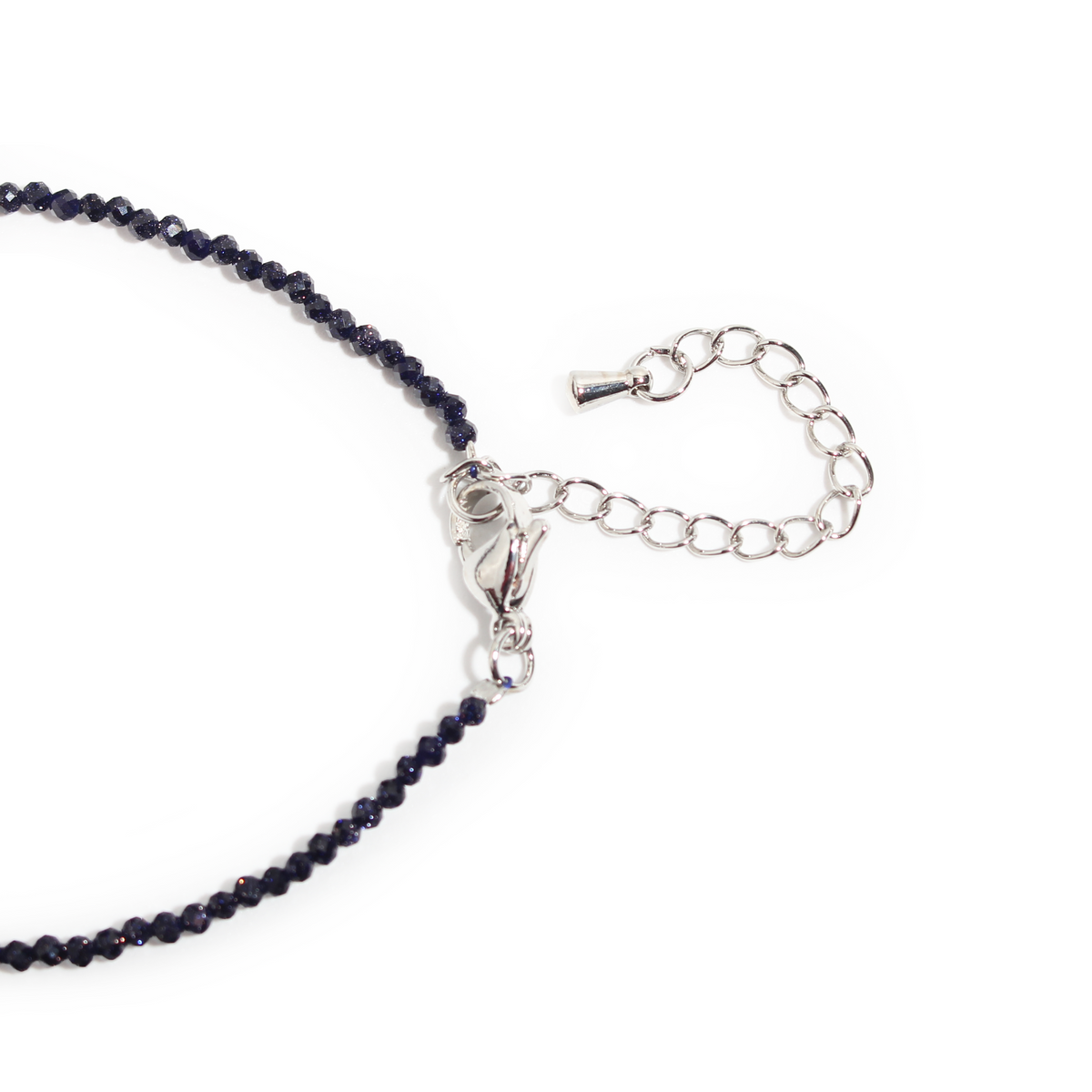 Blue Goldstone Bracelet - 2-3mm