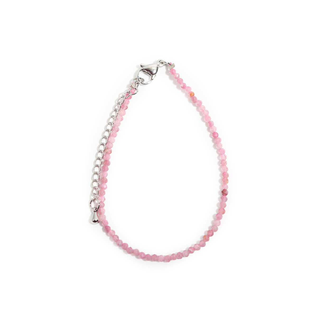 Pink Tourmaline Bracelet - 2-3mm