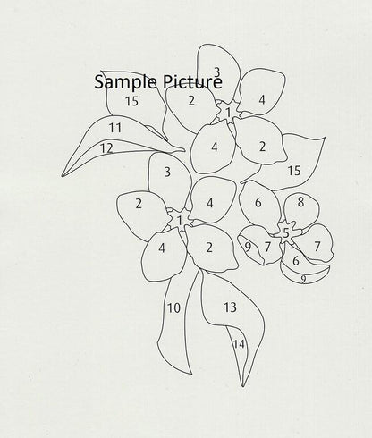 Pochoir - Nénuphar