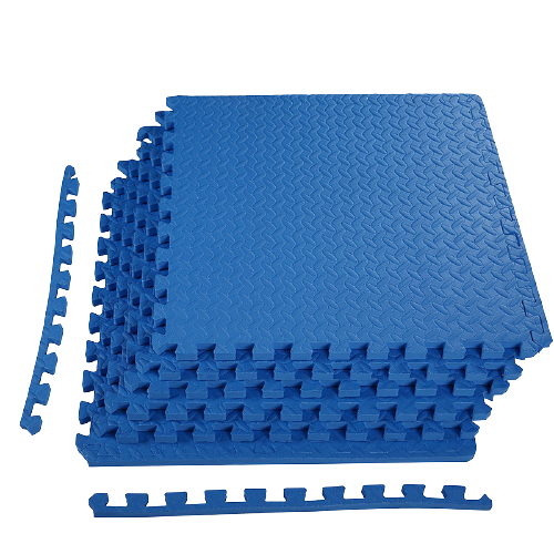 HAJEX Tapis de sol de gym emboîtable - Paquet de 6