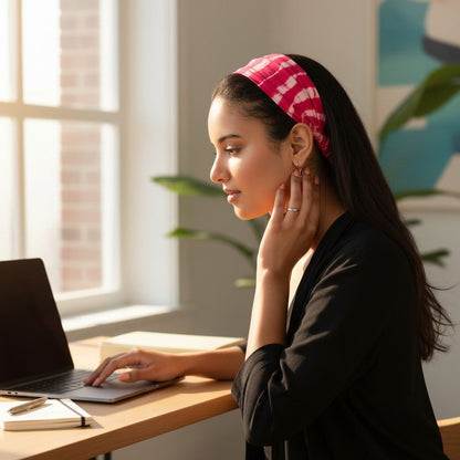 Tie Dye Bandana - Pink