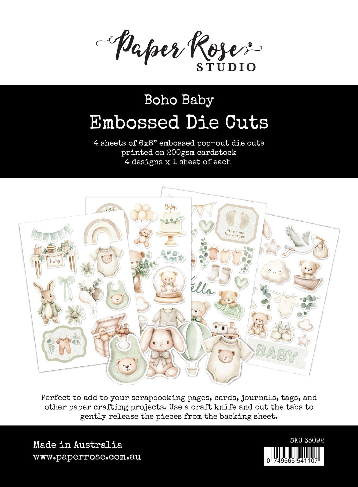Boho Baby - Découpes embossées 35092