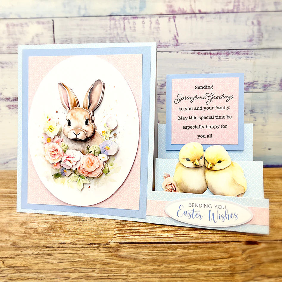 Décopatch Découpé à l'Emporte-Pièce – Poussins & Lapin (pack de 3)