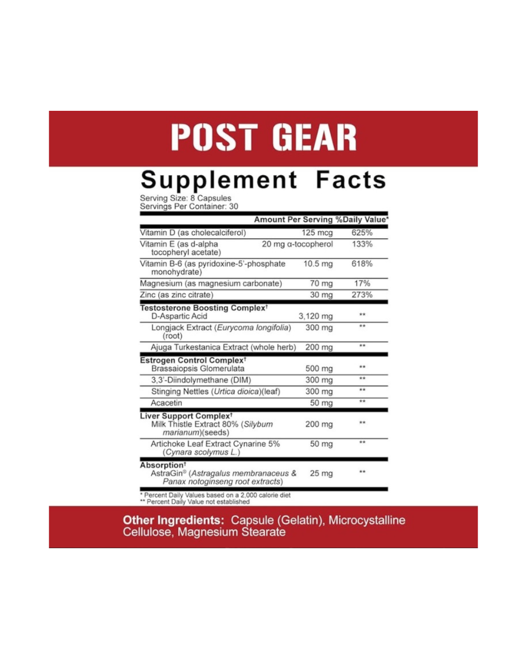 Rich Piana 5% Nutrition Post Gear